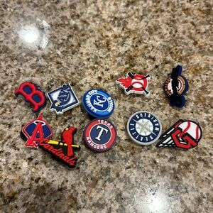 NEW MLB Crocs Pieces - 10pk